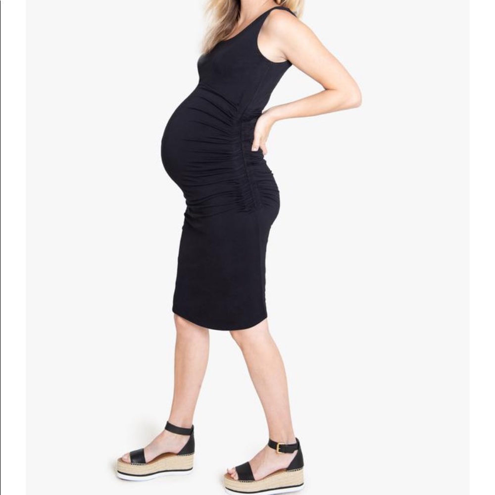 Fitted Knit Maternity Dress